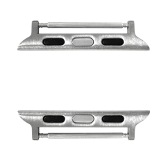 LAVVU Stříbrné konektory pro APPLE WATCH 42-44 mm