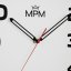 Nástenné drevené hodiny s tichým chodom MPM Topg - E07M.4260.0090