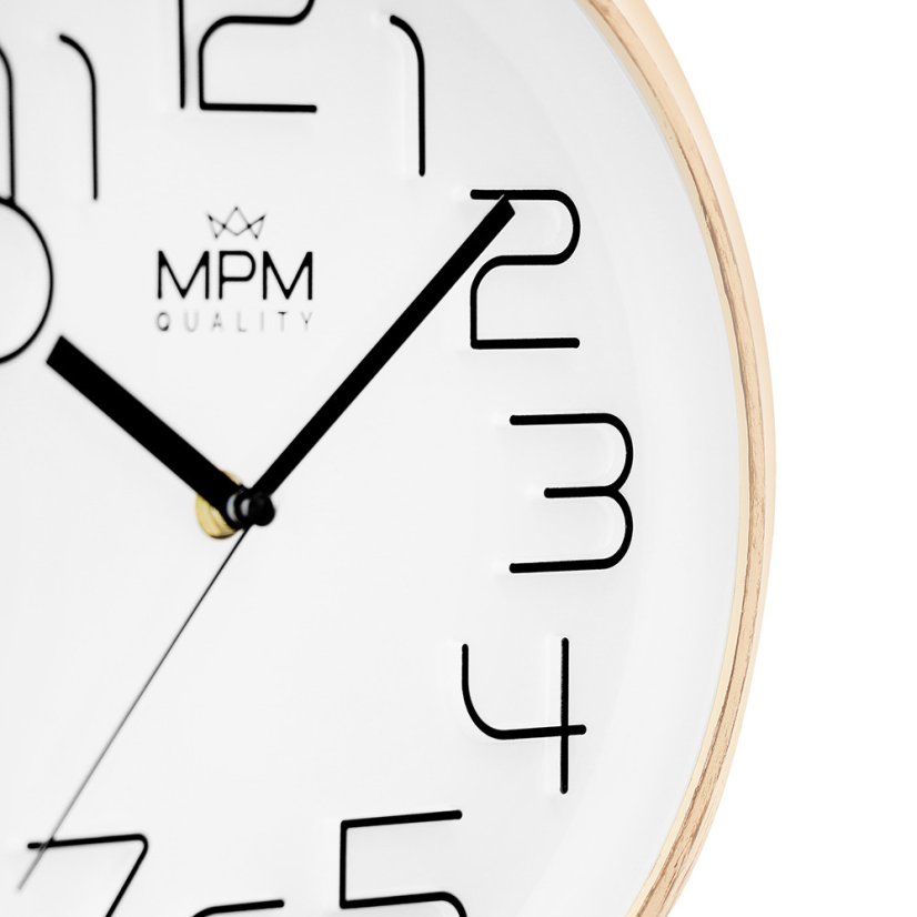 Nástenné hodiny s tichým chodom MPM Morara - E01.4453.5100