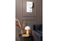 Dizajnové kyvadlové nástenné hodiny 5779WH Karlsson 39cm
