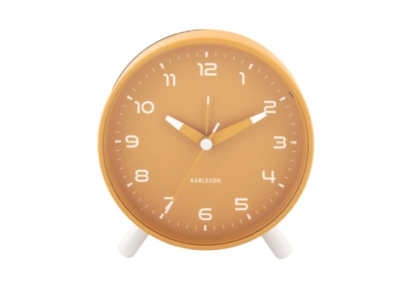 Designový budík 6029YE Karlsson 12cm