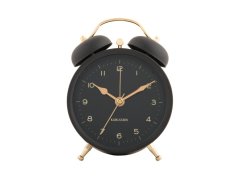 Designový budík 5998BK Karlsson 13,5cm