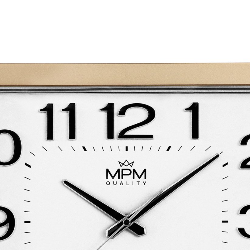 Nástěnné hodiny s tichým chodem MPM Convex - E01.4224.80
