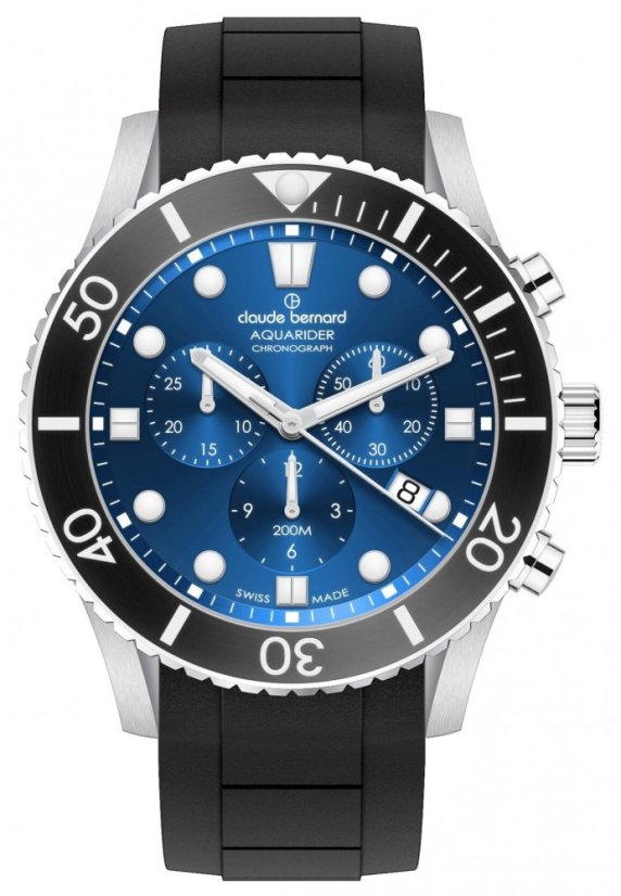 Claude Bernard 10252 3NBCA BUIB Aquarider quartz