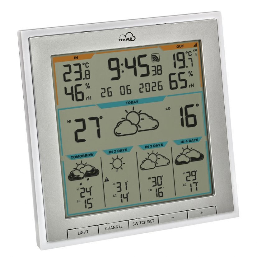 TFA 35.8105.02 - Bezdrôtová WiFi meteostanica s múdrou predpoveďou TFA.me ID-08