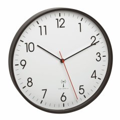 TFA 60.3537.01 - Nástenné hodiny riadené rádiovým signálom - čierne