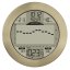 TFA 35.1124.53 - Digitálna meteostanica METEOMAR - zlatý leštený hliník