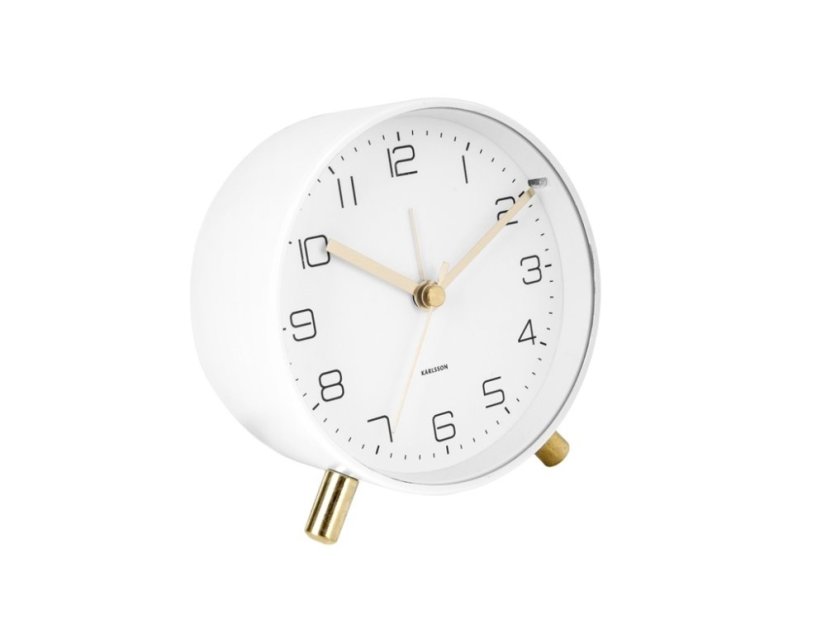Dizajnový budík 5752WH Karlsson 11cm