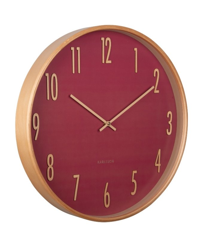 Dizajnové nástenné hodiny 5996RD Karlsson 40cm
