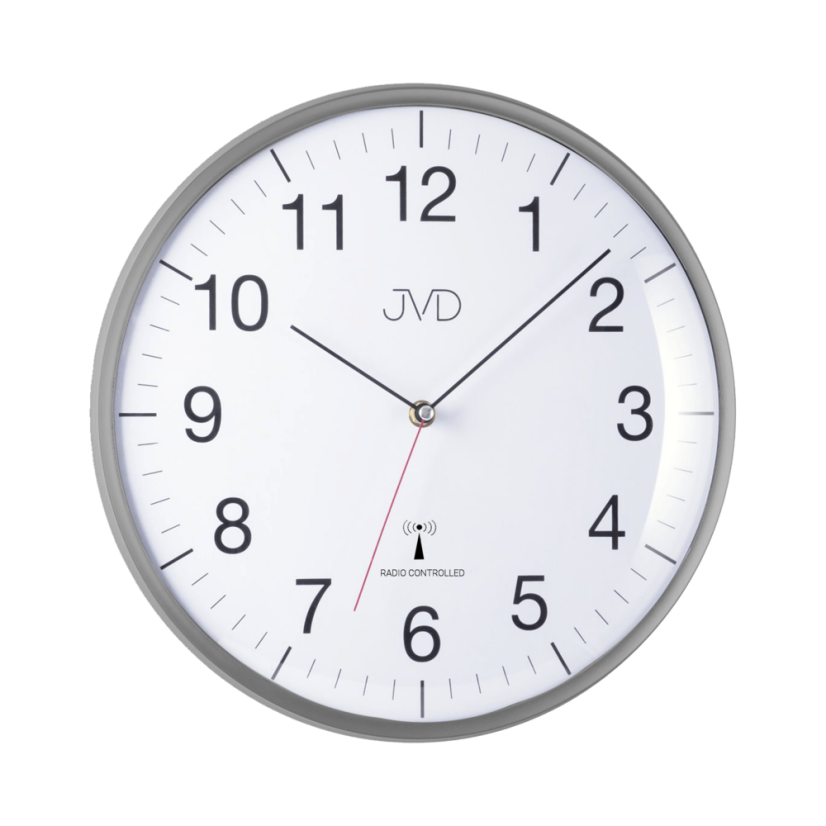 Rádiom riadené hodiny - šedé JVD RH16.2