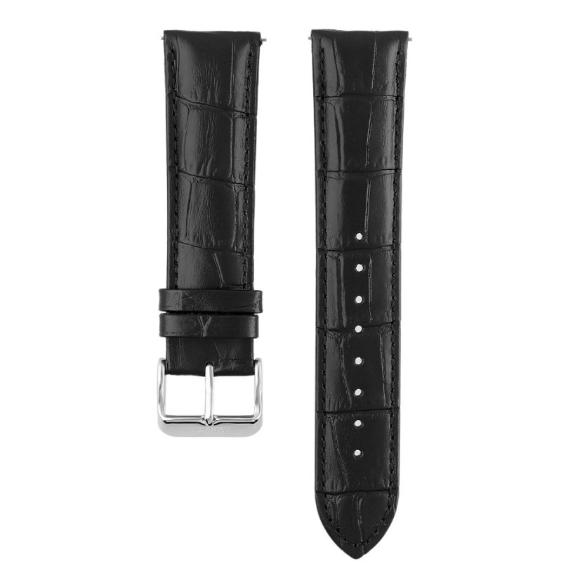 Kožený řemínek na hodinky PRIM RB.13228 (22 mm) - černý - RB.13228.2220.9090.L1
