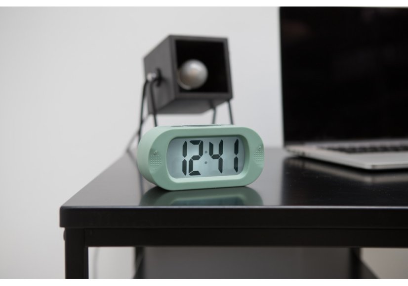 Stolové digitálne hodiny-budík Karlsson KA5753GR