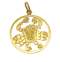 Zlatý prívesok znamení zverokruhu Rak 900-92 (900-92)