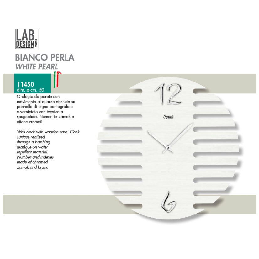 Designové nástěnné hodiny 11450 Lowell 50cm
