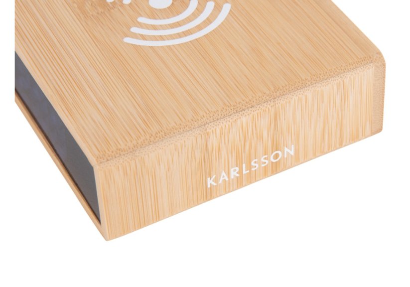 LED budík - hodiny 5934 Karlsson s nabíjaním 10,5 cm
