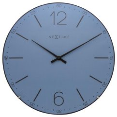 Dizajnové nástenné hodiny 3159bl Nextime Index Dome 35cm