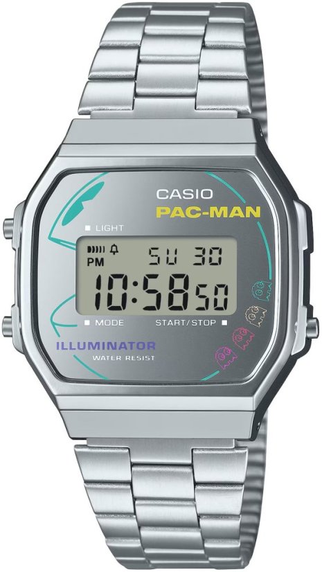 CASIO A168WEPC-7AER Vintage PAC-MAN Collaboration