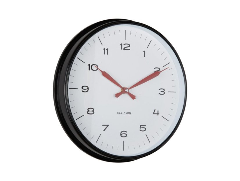 Dizajnové nástenné hodiny 6056BK Karlsson 30cm