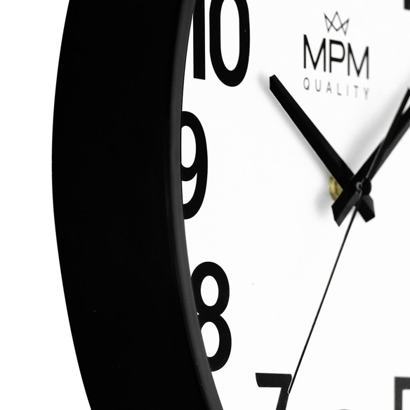 Nástenné hodiny s tichým chodom MPM Classic - B - E01.4205.0090