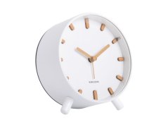 Dizajnový budík 5943WH Karlsson 11cm