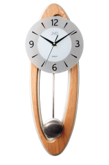 Kyvadlové nástěnné hodiny s tichým chodem JVD NS18053.1