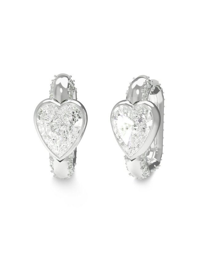 Guess Crystal Love náušnice JUBE06365JWRHT/U Guess Crystal Love náušnice JUBE06365JWRHT/U