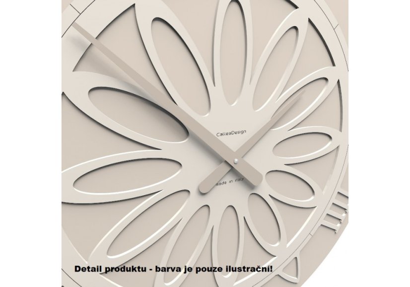 Dizajnové hodiny 10-202 CalleaDesign 60cm (viac farieb) Farba čierna klasik-5 - RAL9017