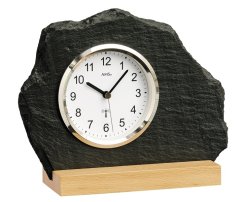 Originální břidlicové hodiny řízené signálem DCF 5114 AMS 21cm