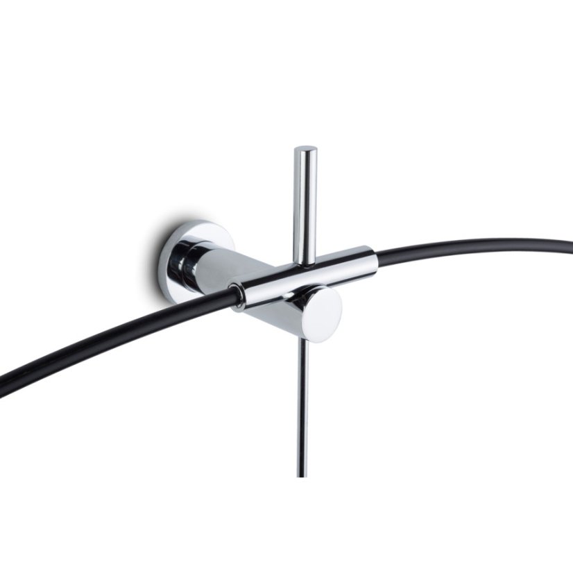 Luxusní designové nástěnné hodiny Nomon Bilbao L 110cm, černo-černé