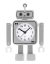 Detský budík ROBOT s tichým chodom JVD SRP2305.2