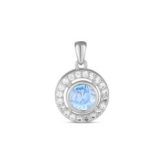Strieborný prívesok so zirkónmi JVD SVLP0779SH2M300