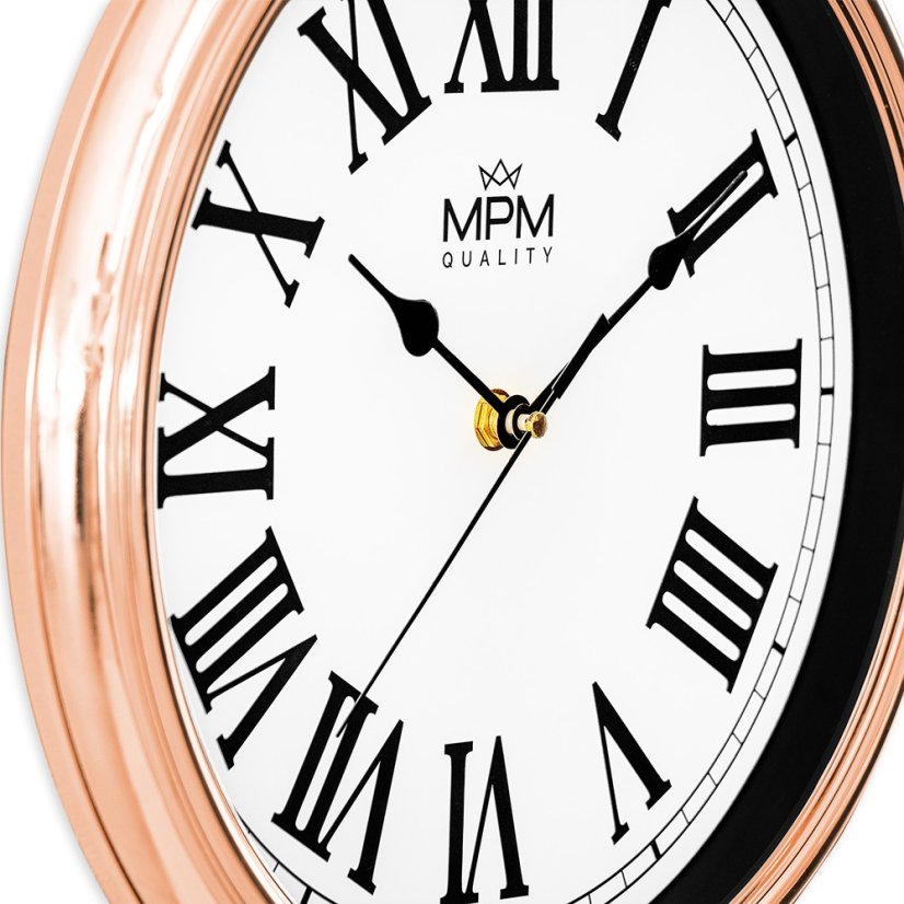 Nástenné hodiny s tichým chodom MPM Naples - B - E01.4506.8380