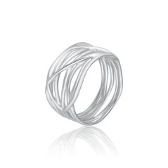 Strieborný prsteň JVD SVLR1331XE9BI58