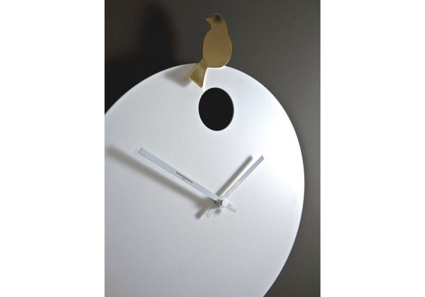 Dizajnové nástenné hodiny Diamantini&Domeniconi 394 gold Bird 40cm
