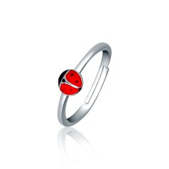 Stříbrný prsten JVD SVLR0989X61BI50