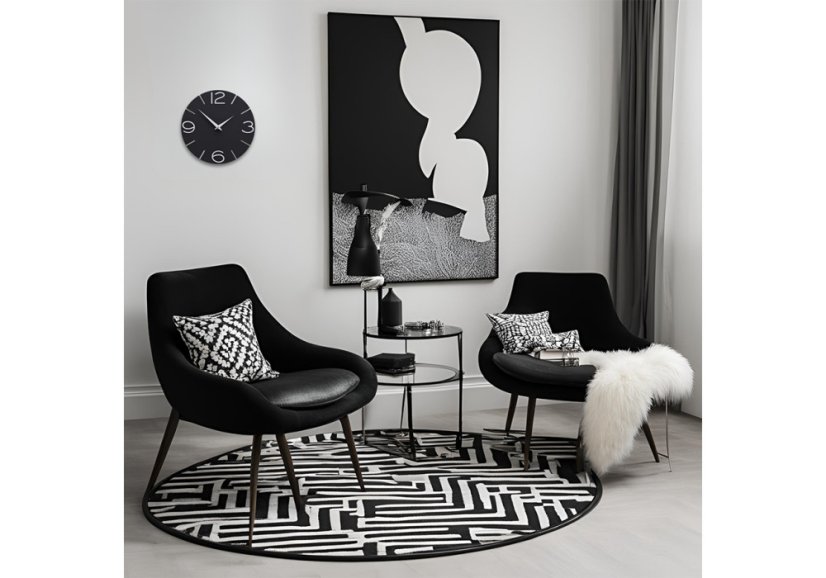 Designové hodiny 10-005-3 CalleaDesign Smile 30cm