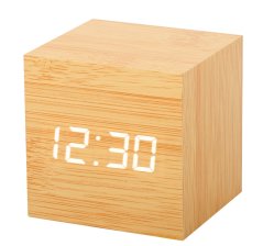 Digitální stolní hodiny JD9537W Lowell s budíkem