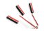 Dizajnové nalepovacie hodiny Future Time FT9400RD Modular red 40cm