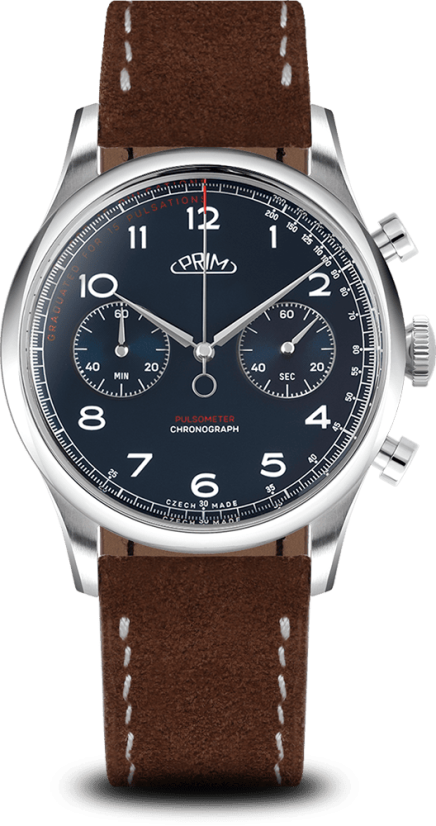 Prím Janský Pulsometer Chronograph 42 - C - W01P.13282.C