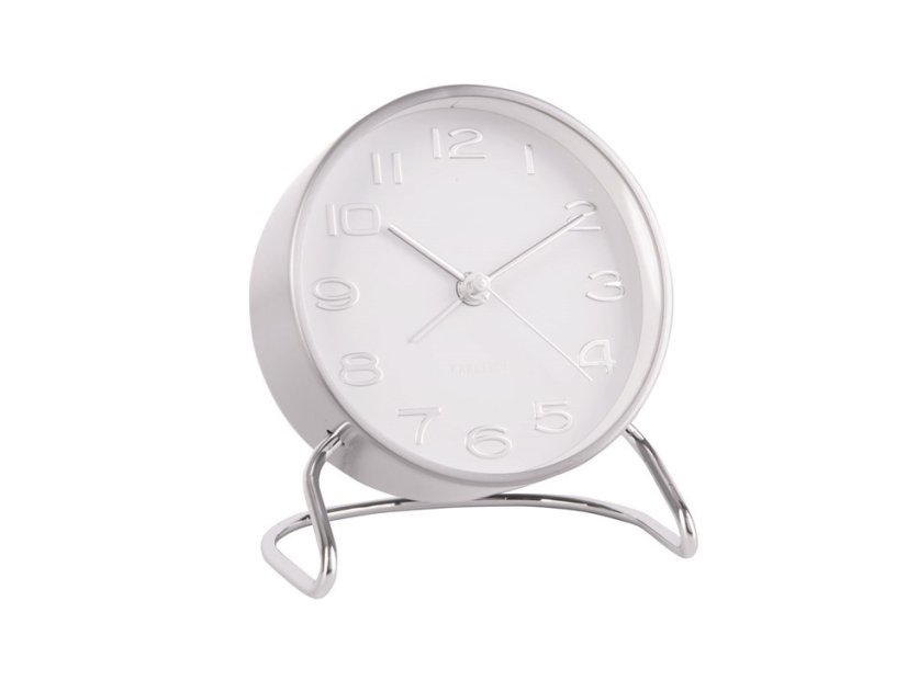 Dizajnový budík 5763WH Karlsson 11cm