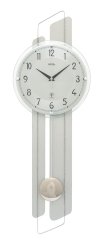 Dizajnové nástenné hodiny 5330 riadené rádiovým signálom AMS 66cm