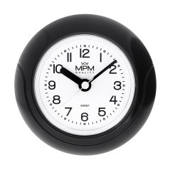 Kúpeľňové hodiny MPM Bathroom clock - čierne - E01.2526.90