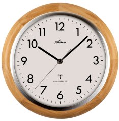 Dizajnové nástenné hodiny AT4536-30 Atlanta riadené signálom DCF 30cm