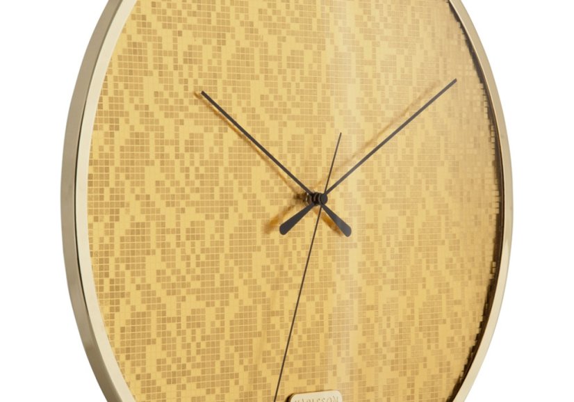 Dizajnové nástenné hodiny 6005GD Karlsson 40cm