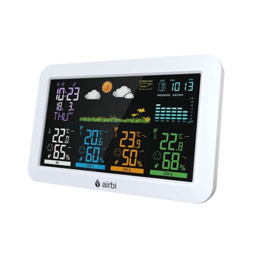Airbi HOME - meteostanica s 3 čidlami