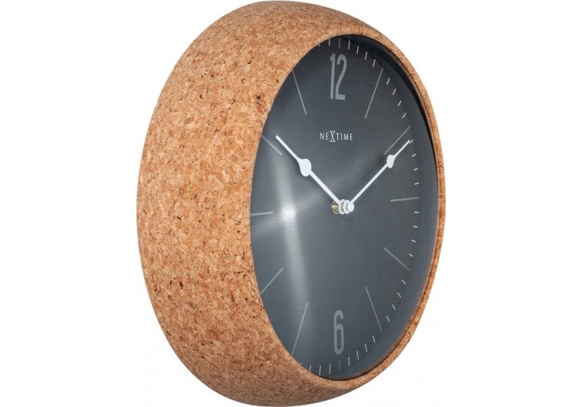 Dizajnové nástenné hodiny 3509gs Nextime Cork 30cm