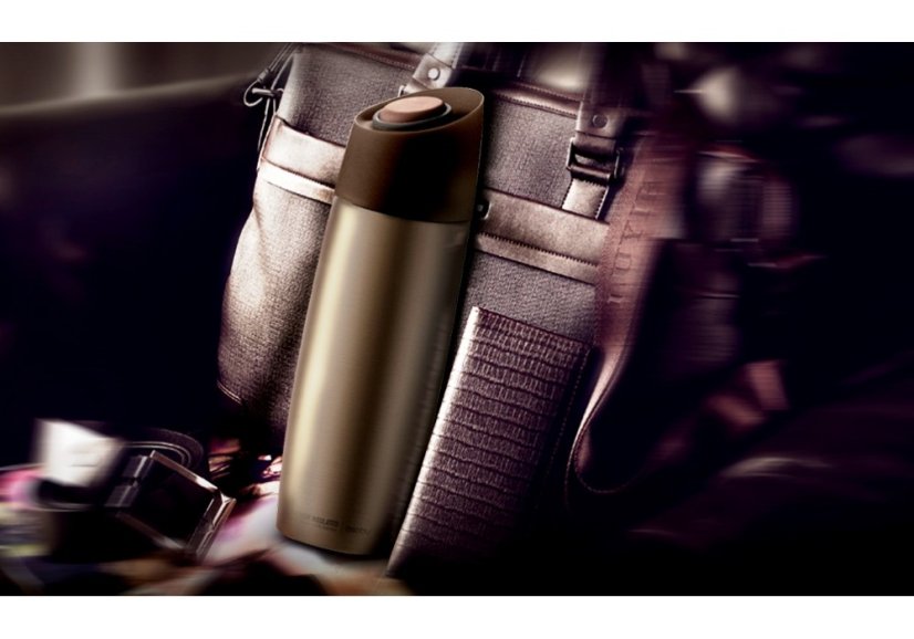 ASOBU dámská trendy termoska 5 Avenue stříbrná 390ml