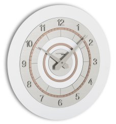 Designové nástěnné hodiny I410BN white IncantesimoDesign 40cm
