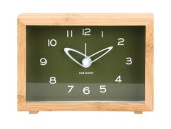 Dizajnové hodiny s budíkom 6034GR Karlsson 19cm