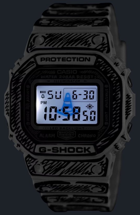 CASIO DW-5600JV-7ER G-Shock Joshua Vides Collaboration Model